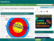 Tablet Screenshot of linux-party.com